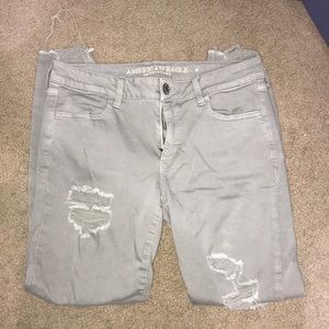 american eagle grey jeggings